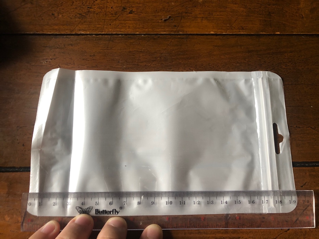 Packing Plastik Klip Aksesoris / Ziplock Zipper / Zip Lock 11 X 20 Cm