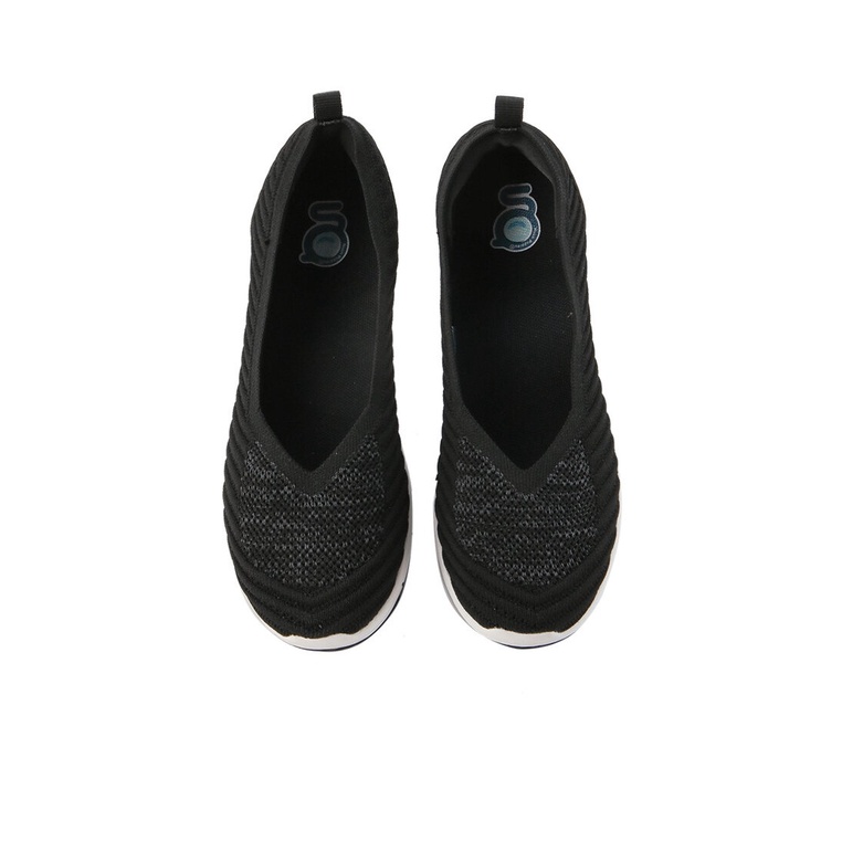 SEPATU SLIP ON WANITA HUSH PUPPIES ORIGINAL CASUAL BRANDED BLACK HW09
