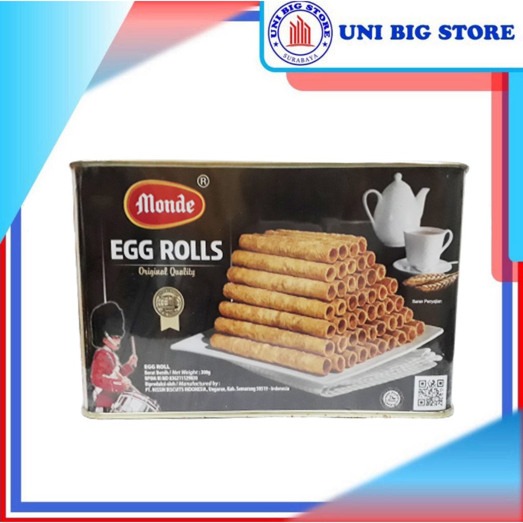 

Monde Serena Egg Roll Biskuit 300 gram Kaleng