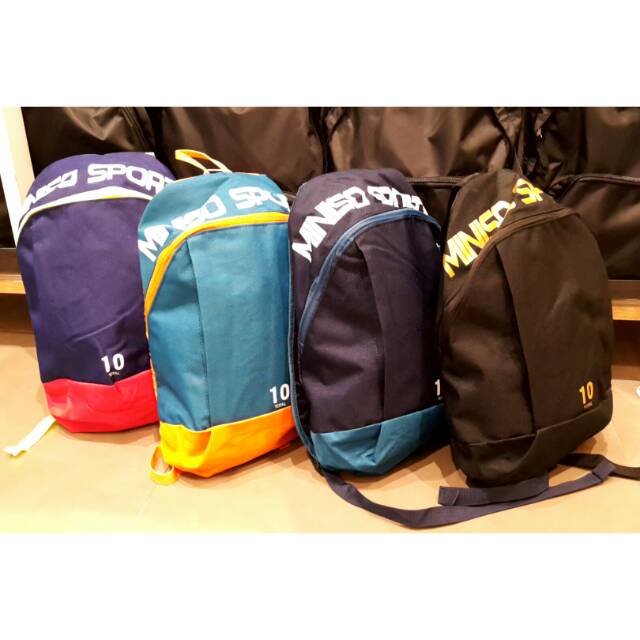 MINISO  4WRN. LARGE SPORT BACKPACK. Tas ransel miniso murah. Ready surabaya