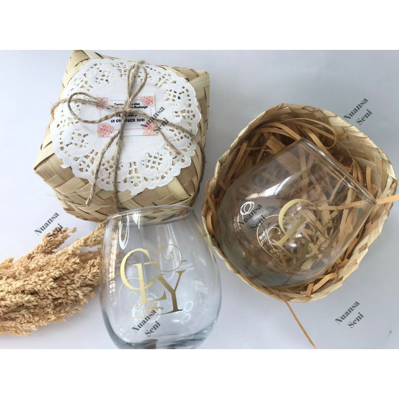 Souvenir Gelas Kaca Jus Cangkir Minum Wine Gelas Tuscany Citinova Mug Telur Gelas Sablon