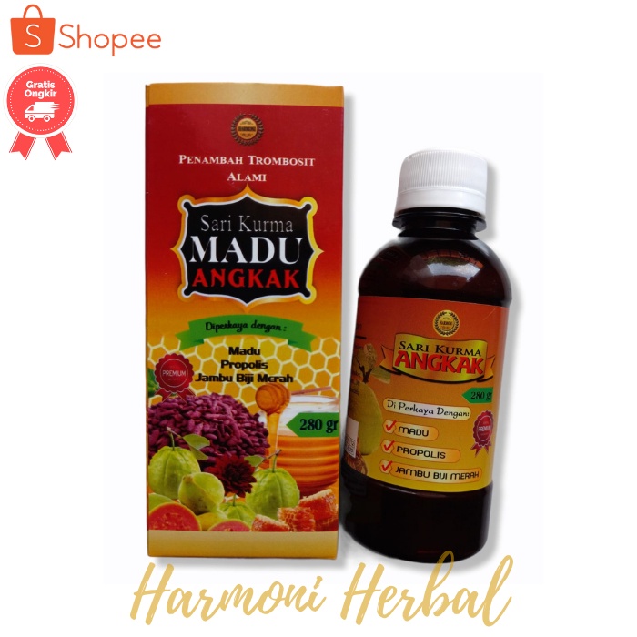 Madu Sari kurma Angkak Plus Propolis Jambu Biji Syifacare | Harmoni 7 In 1 Mix Original