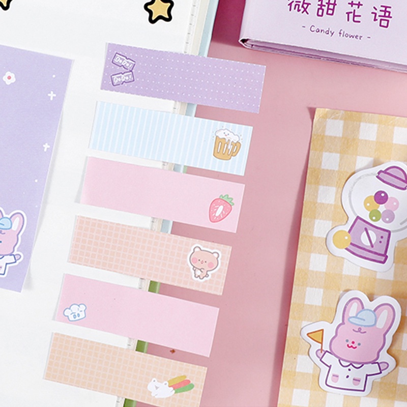 Maimao. 260 Lembar Sticky Note / Memo Pad Lipat Motif Kartun Lucu