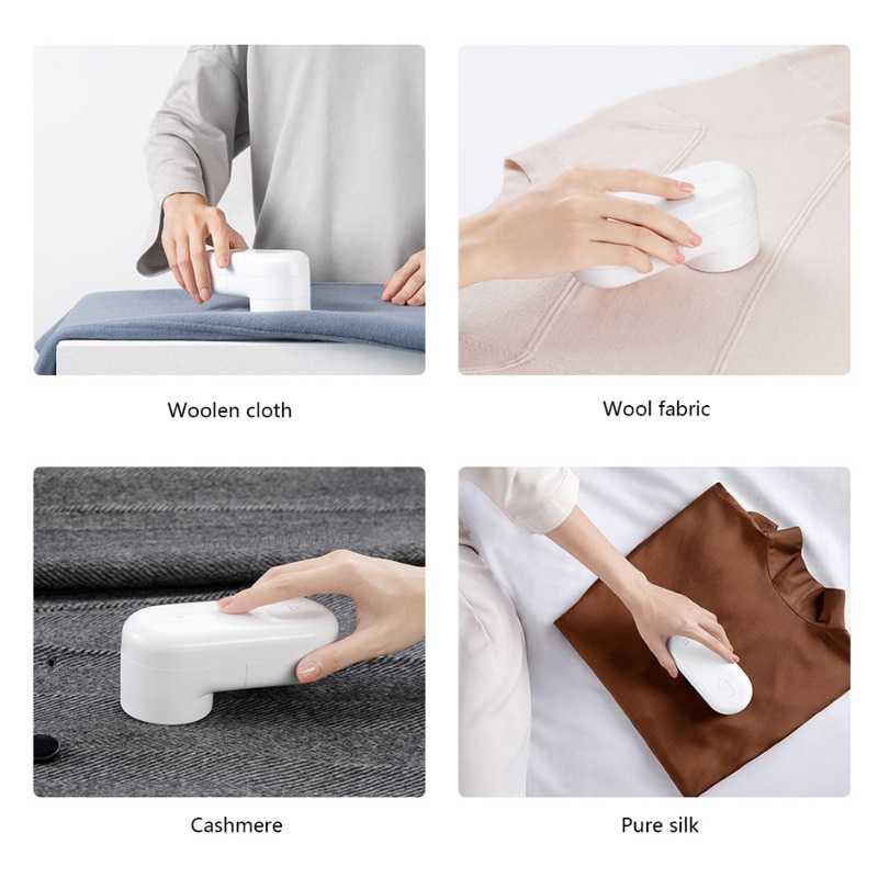 Penghilang Pembersih Pencukur Bulu Baju Pakaian USB Xiaomi Mijia Fuzz Trimmer Portable Lint Remover