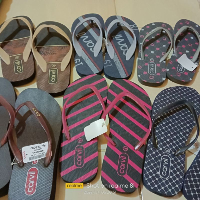 sendal jepit carvil