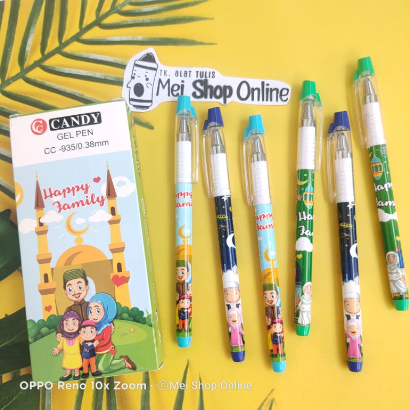 

ISI 12 PCS! Pulpen Karakter Hijab Muslim