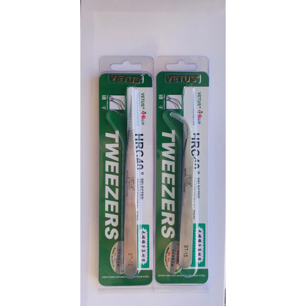 PINSET TWEEZER SILVER VETUS ORIGINAL