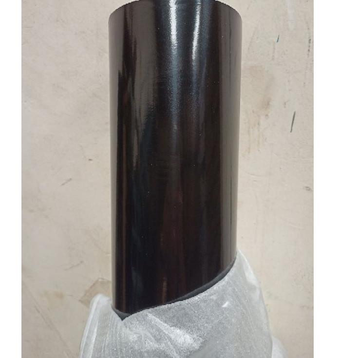 ™ sticker hitam glossy/sticker mengkilap/skolet glossy/glossy metalic black/sticker motor/lebar 122c