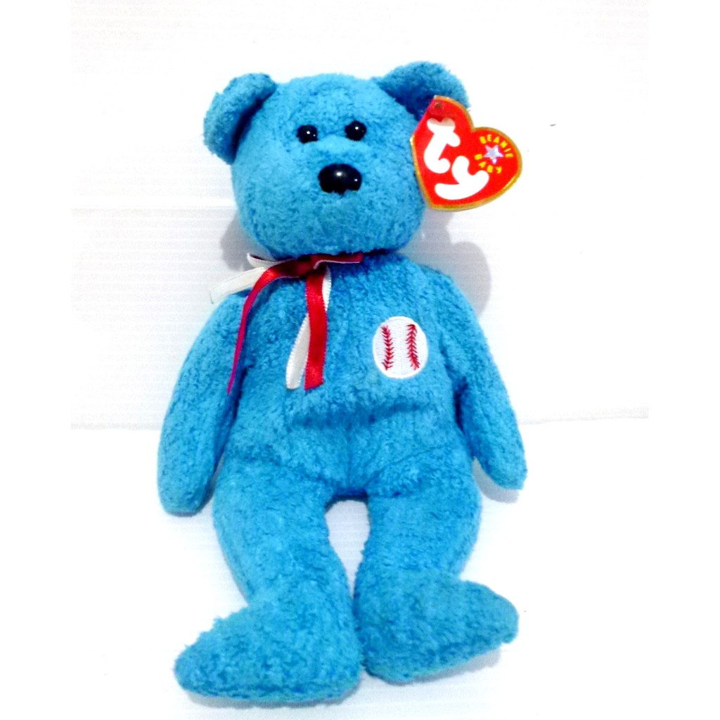 Boneka Teddy Bear Original TY Addison Baseball Edition