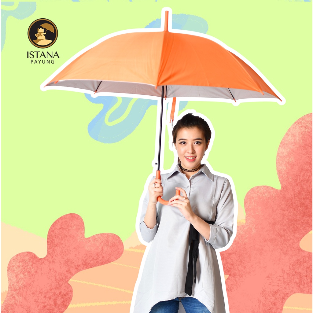 PAYUNG PROMOSI STANDARD JOPE UMBRELLA S01 ORIGINAL ONLY ORANGE COLOUR