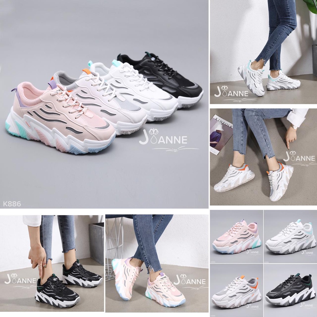 JOANNE Sporty Sneakers Shoes #K886 ORIGINAL