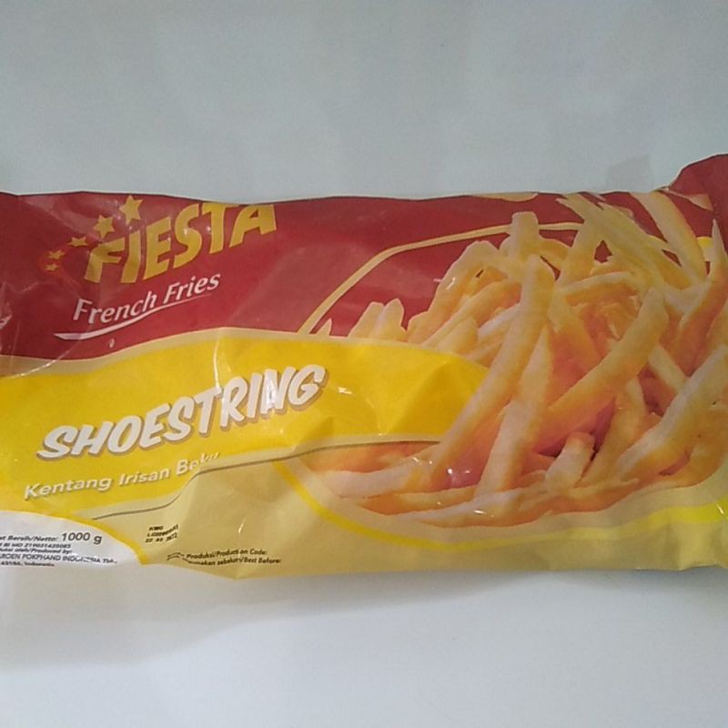 

Fiesta French Fries, Kentang Fiesta, Kentang Krispy, Shoestring, Kentang gurih