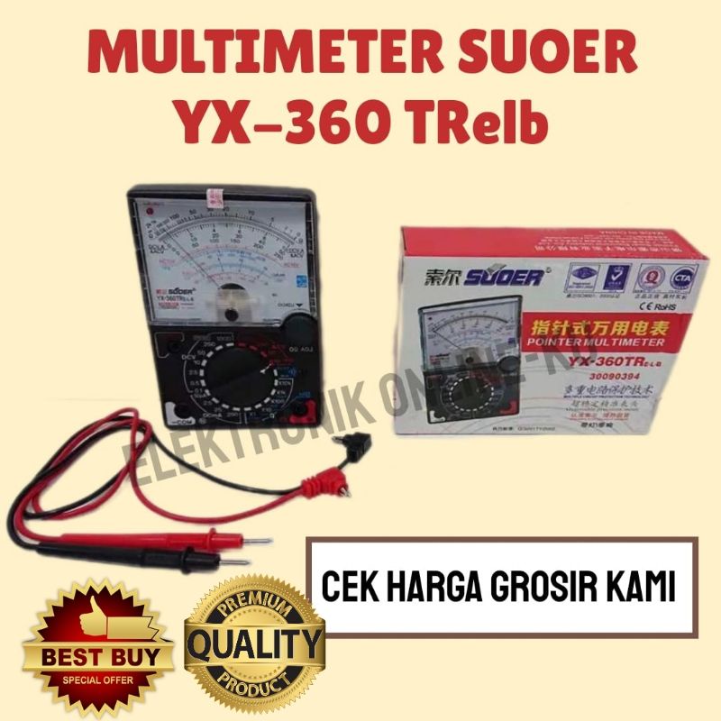 MULTIMETER SUOER YX360 MUTU MANTAB