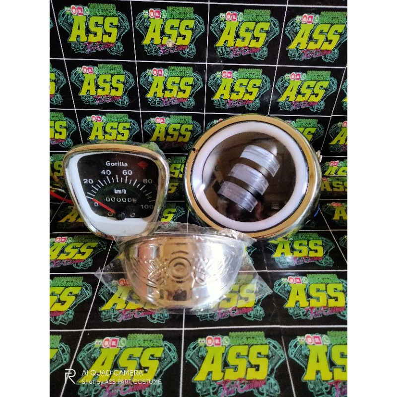 daymeker honda C70 S90 C50-spidometer led C70-topi lampu honda C70 pitung