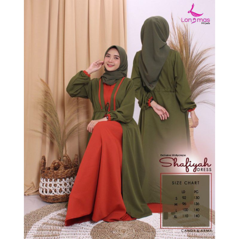 gamis stelan outer lepasan
