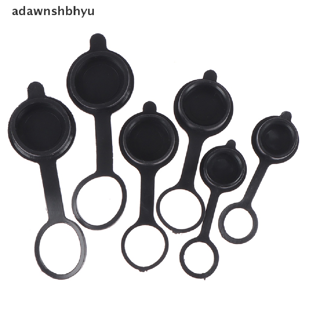 Adawnshbhyu 10pcs GX12 GX16 GX20 Aviation Circular Plug Socket Konektor Topi Debu Tahan Air