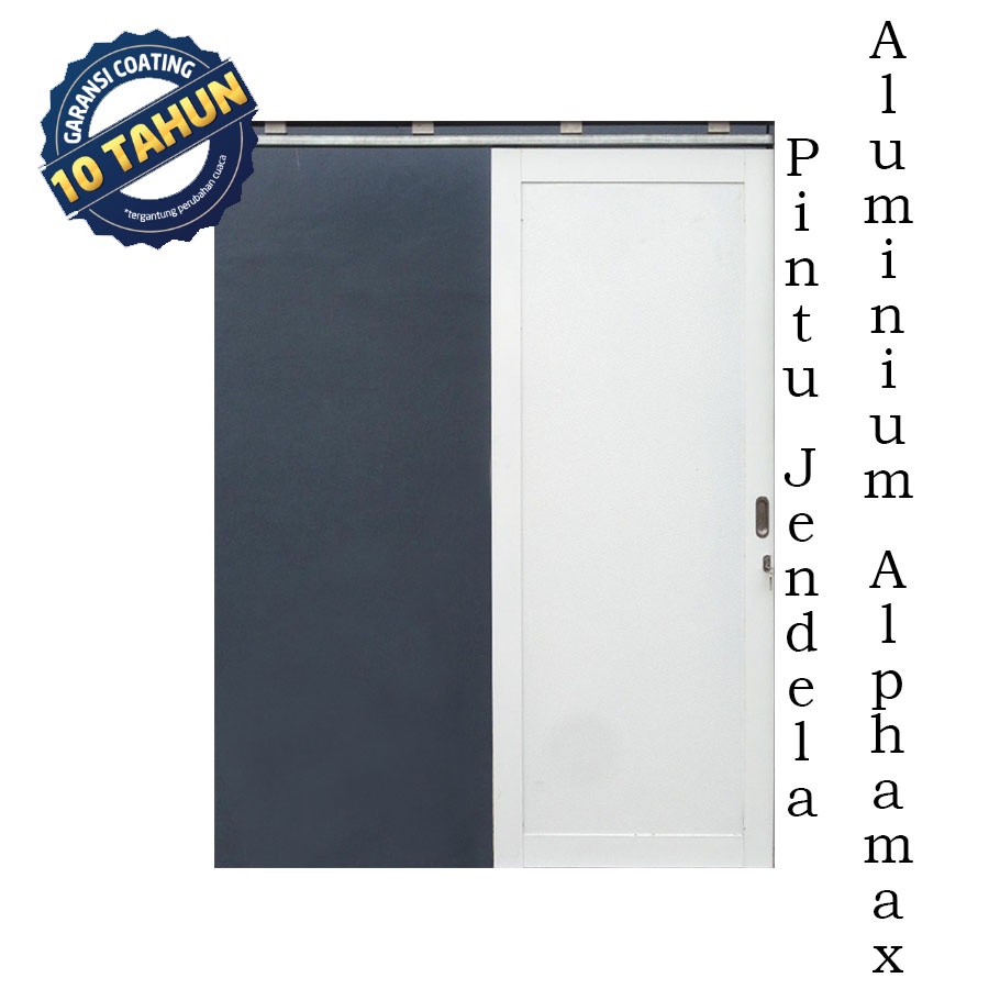 Max 8 SL - Kayu - Pintu Aluminium Alphamax - Pintu Sliding Kamar/Mandi