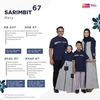  NIBRAS  SARIMBIT SARIMBIT NIBRAS  67 NAVY READY COUPLE  