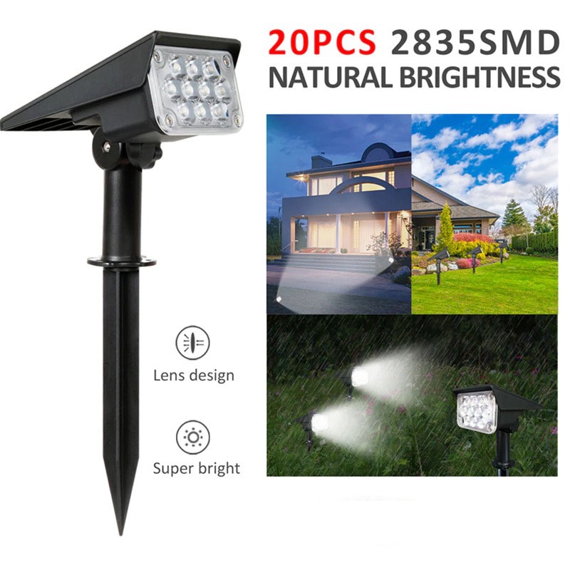 Lampu Taman Outdoor Solar Power Waterproof 10 LED - TS-G2202