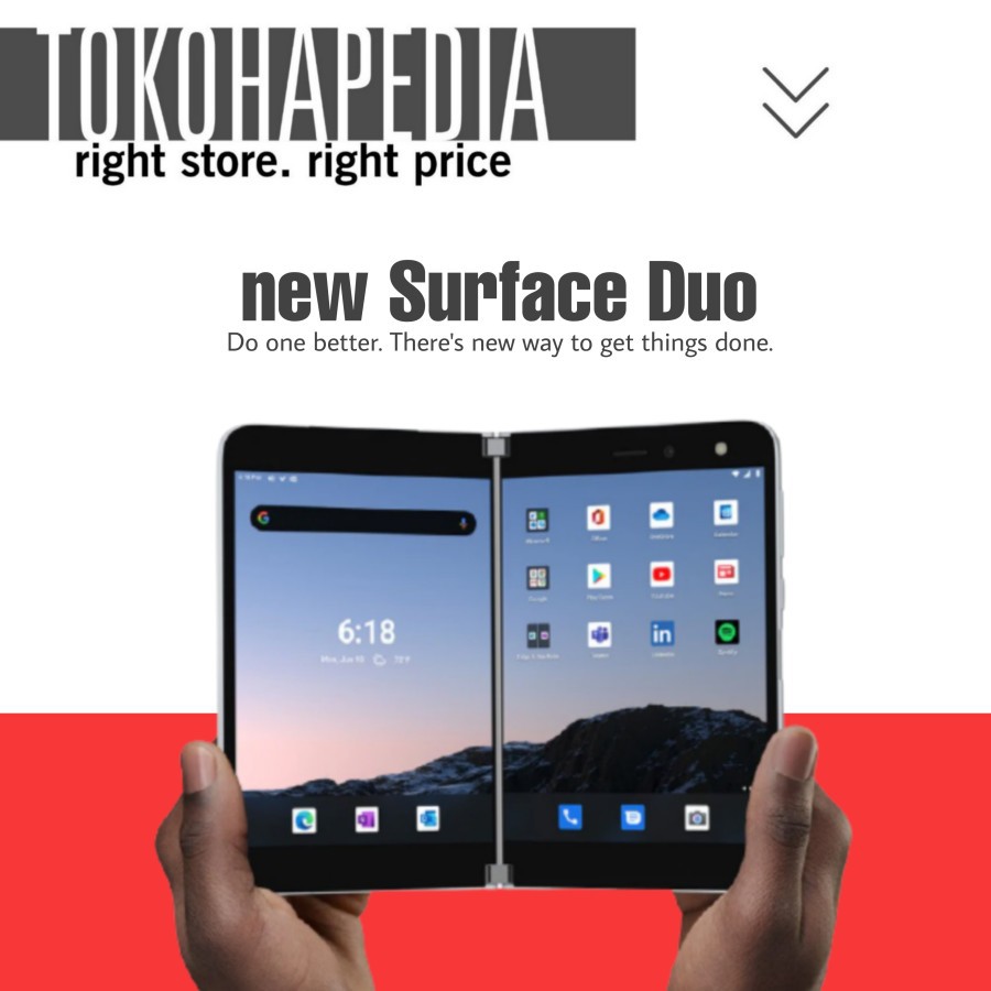 Microsoft Surface Duo Cellular Wifi 128GB / 256GB RESMI ORIGINAL