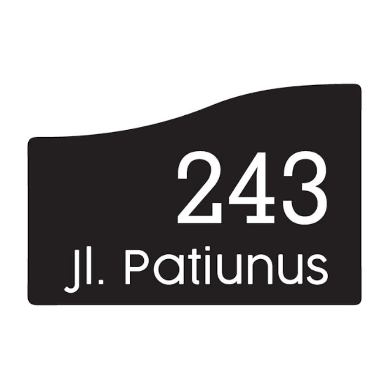 NOMOR RUMAH akrilik