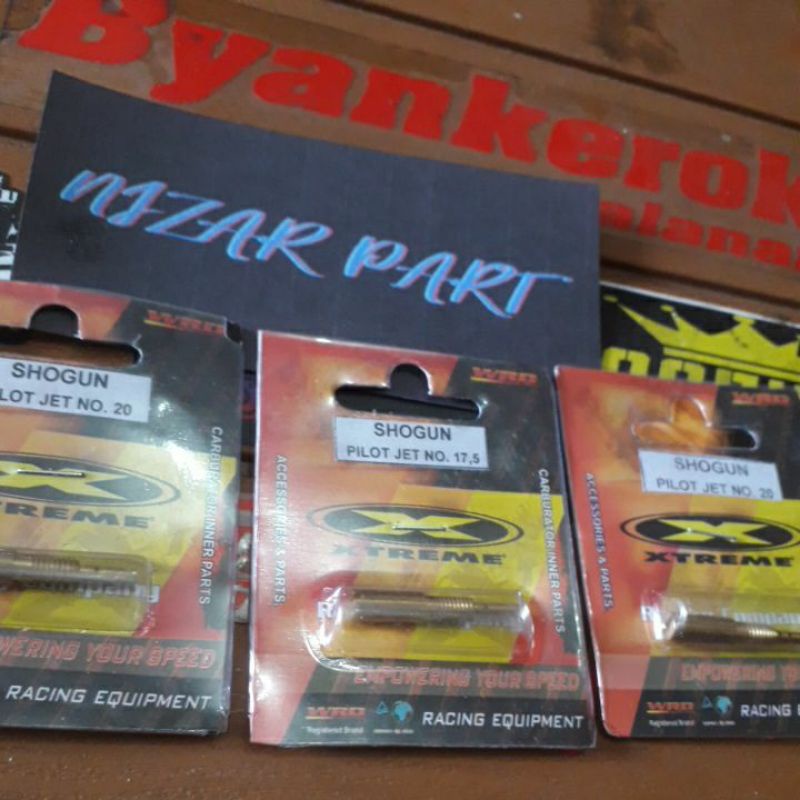 spuyer pilot jet karburator shogun vega zr nouvo jupiter z satria fu ukuran 17.5 & 20
