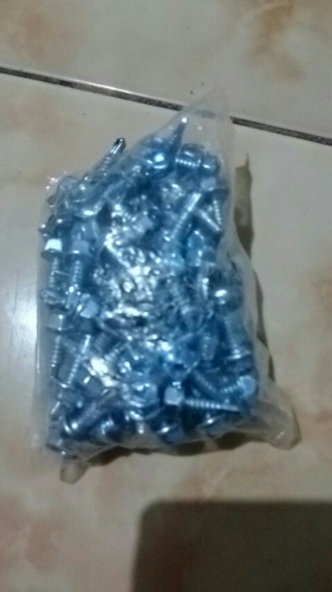 Bisa Bayar Di Tempat #10x16 (100pcs) Sekrup Baja Ringan