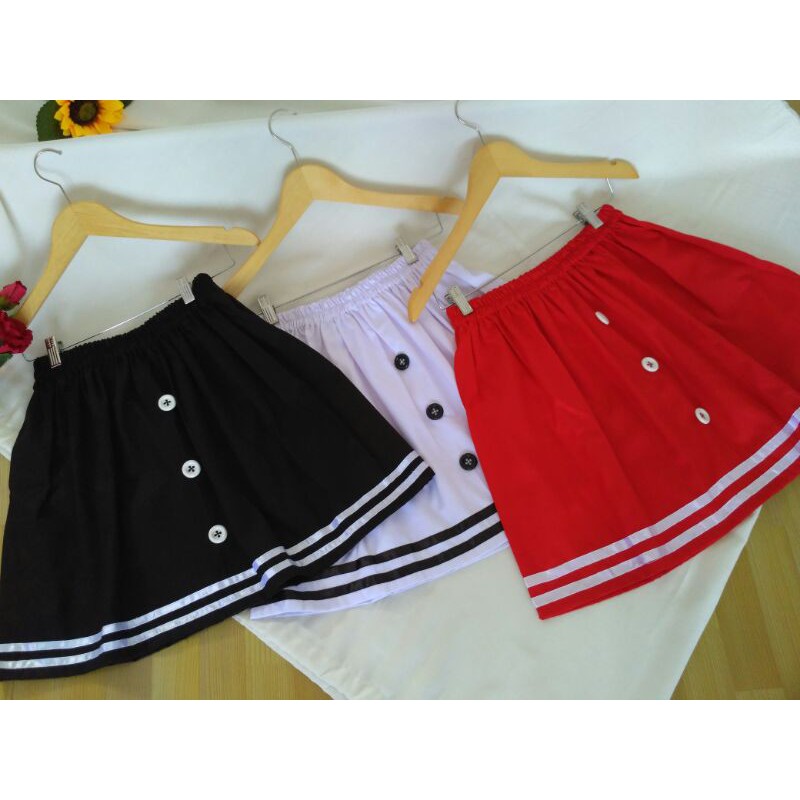 Tennis Button Skirt ~