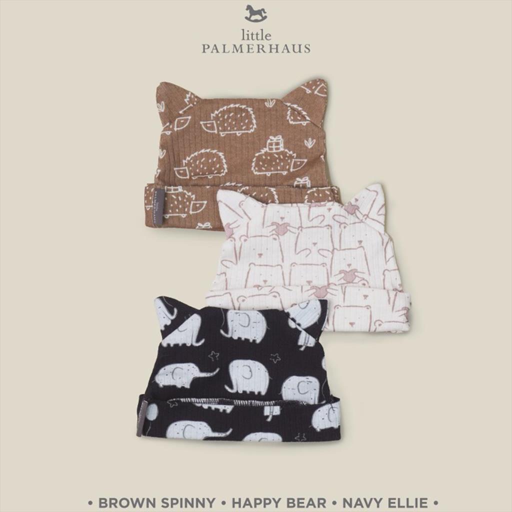 Little Palmerhaus Foxy Hat Happy Bear Topi Bayi