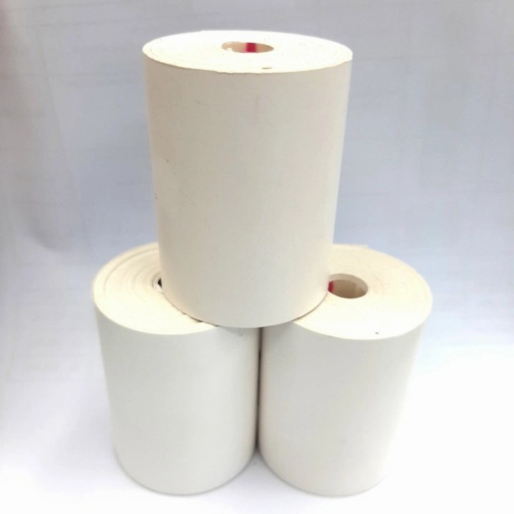 Sticker Label 58x10 Meter Label Thermal 53x10 Meter Continouos Printer Thermal Epson MOKA POS