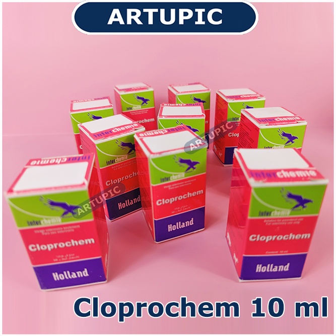 Cloprochem 10 ml Pemacu Birahi Hormon Supplemen Ternak Hewan Sapi Babi Domba Kuda Mengatasi Gangguan Reproduksi ovarium Mengakhiri kebuntingan Semu Menangani gangguan post partus pada uterus induksi kelahiran Cloprostenol