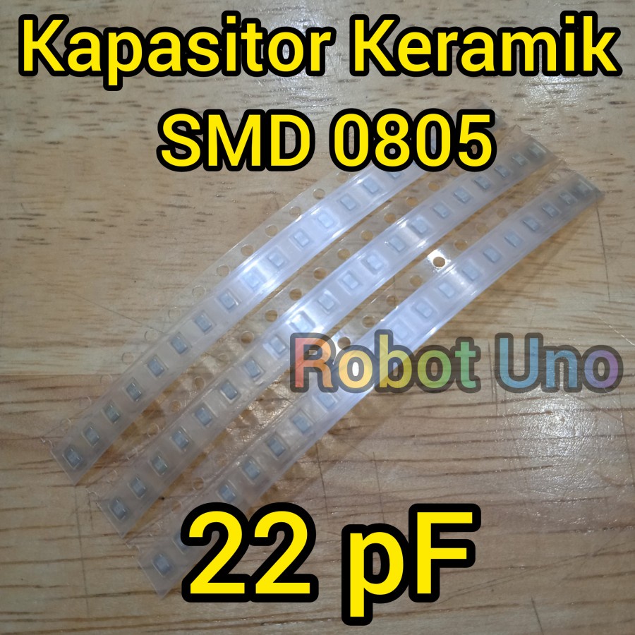 Kapasitor Keramik SMD 0805 22pF Capacitor Ceramic 22pF