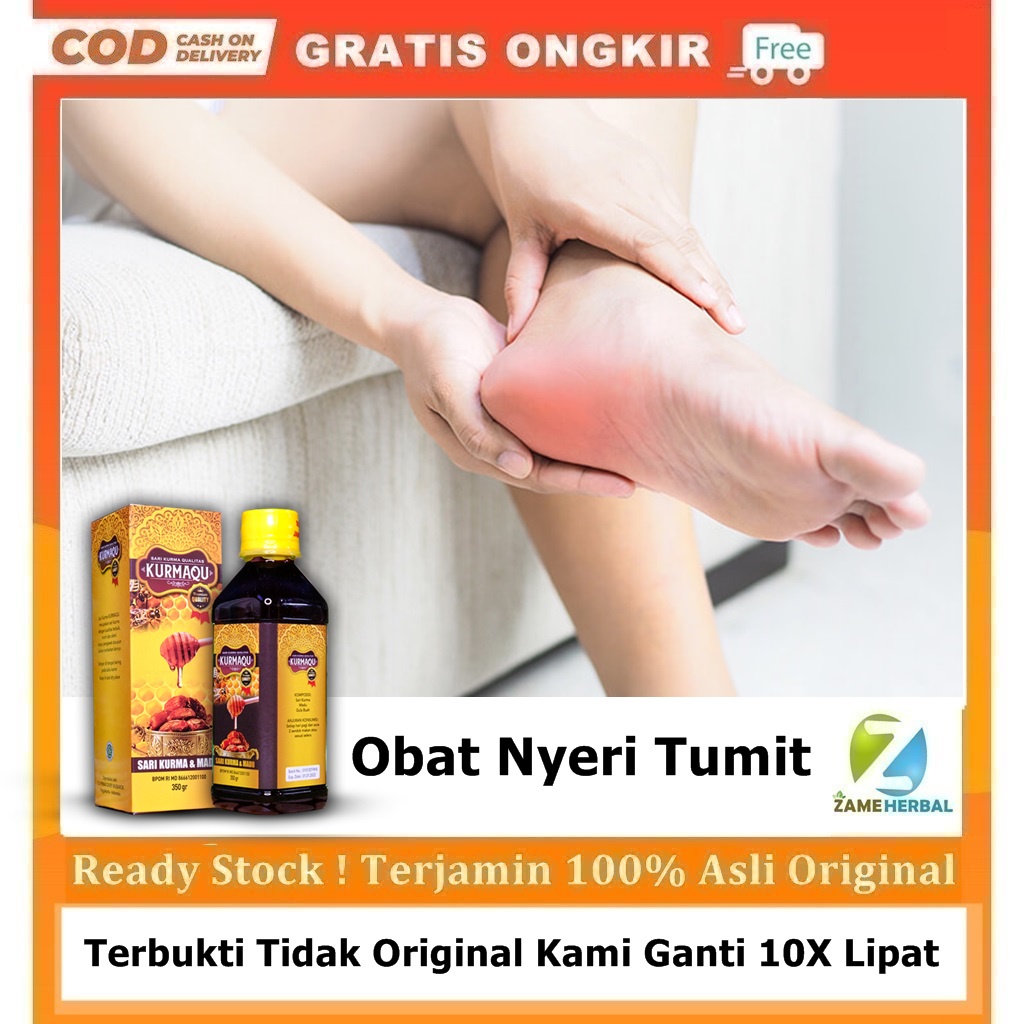 Obat Nyeri Tumit, Kaki Bengkak, Sakit Tumit, Rematik, Obat Sakit Pinggang, Sakit Punggung - KurmaQu 