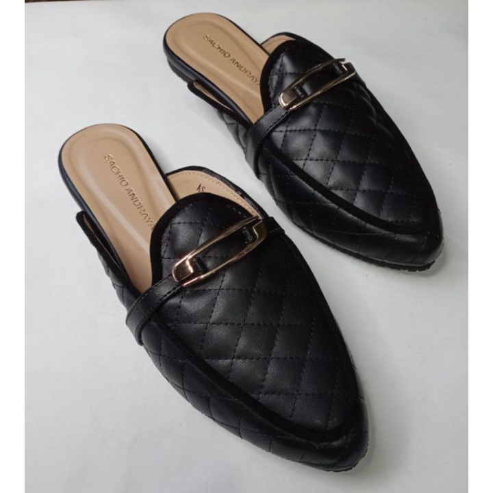 Sandal bustong mules teplek premium best seller by Sachio Andraya