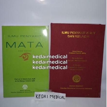 PAKET 2 BUKU KULIT DAN KELAMIN (KULKEL) DAN ILMU PENYAKIT MATA UI