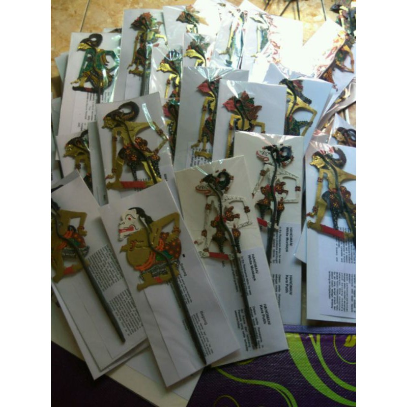 wayang mini halus 8-10 cm gapit tanduk