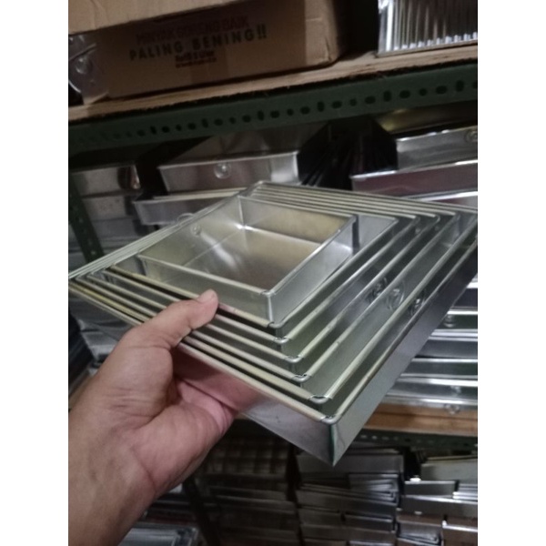 LOYANG KUE KERING 30x30x4 , 28x28x4 , 26x26x4 LOYANG BOLU GULUNG ALUMINIUM loyang murah kualitas terjamin baik aluminium asli FREE BUBBLE WRAPP