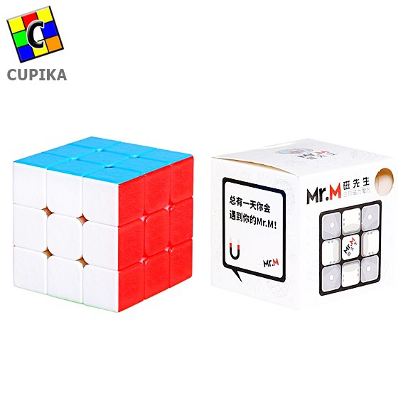 Rubik 3x3 Shengshou Mr.M MRM Magnetic Mainan Anak Sensory Logic game