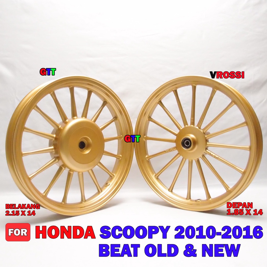 VELG RACING VROSSI MODEL ANDONG PALANG HONDA SCOOPY 2010-2016