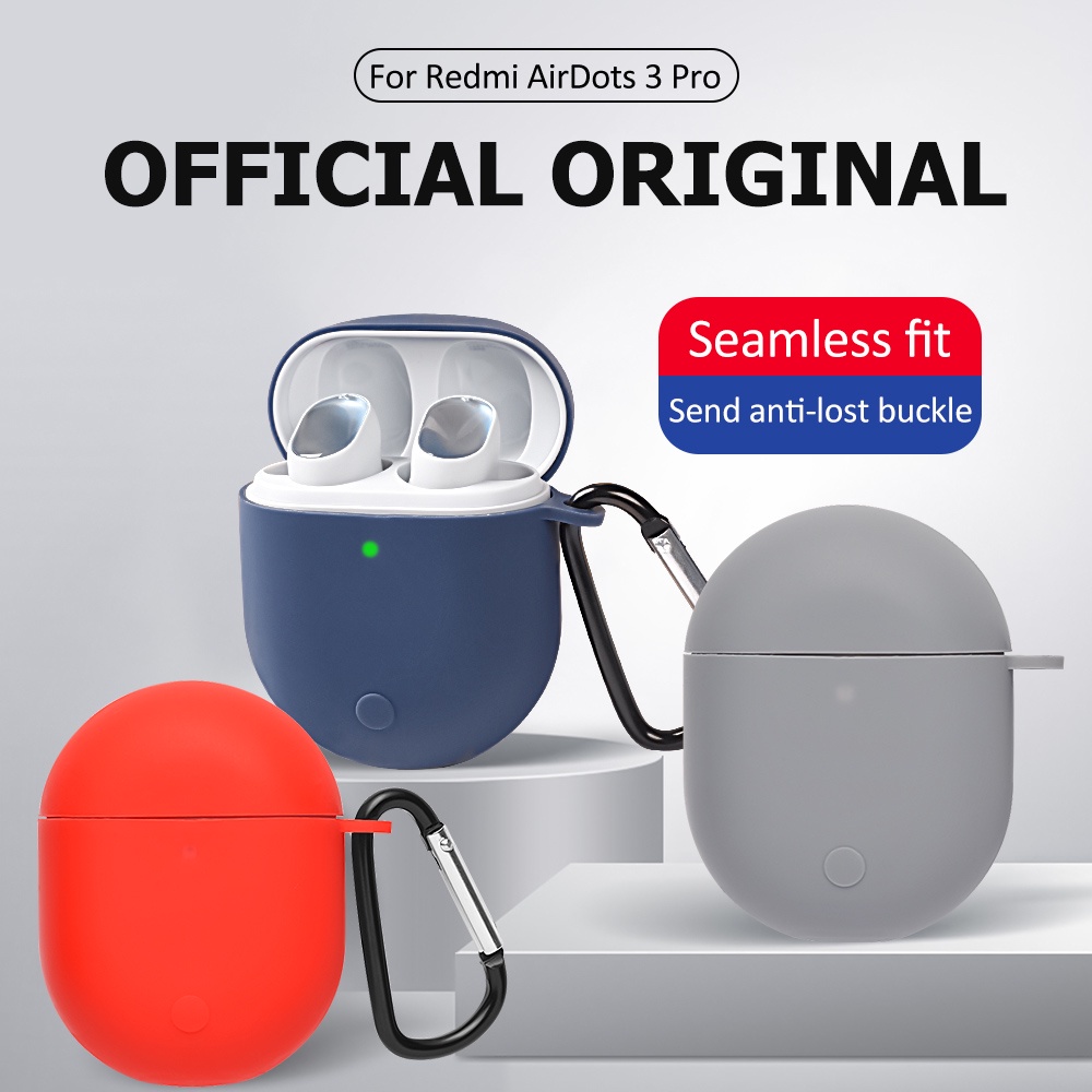 Soft Case Silikon TWS Xiaomi Buds 3 Pro / Redmi Airdots 3 Pro / Poco Buds Pro + carabiner