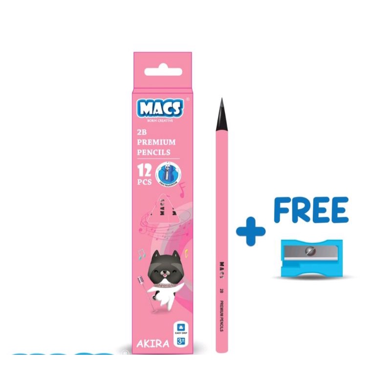 

pensil 2b premium triangle macs