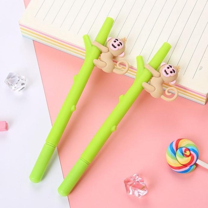 

PULPEN GEL MONKEY LUCU - GREEN