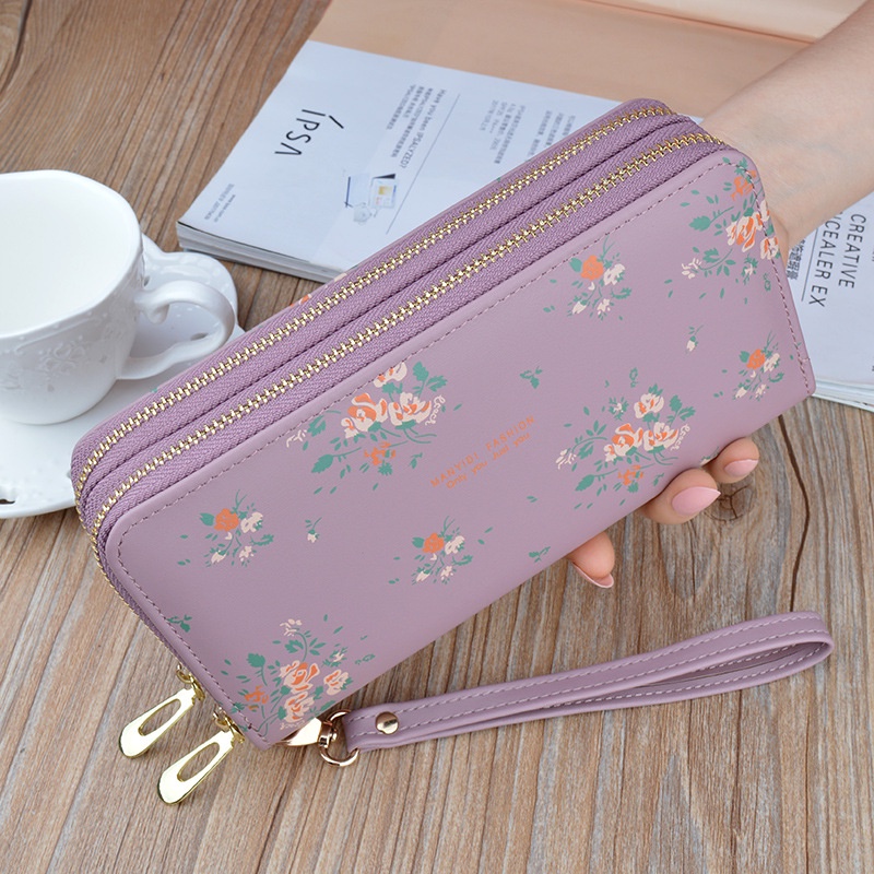 DOMPET PANJANG WANITA KULIT PREMIUM KUCING LUCU PINK CLOSIA WA433P3 IMPORT KOREA RESLETING SLOT KARTU UANG BESAR CEWEK MURAH BATAM PREMIUM BRANDED REMAJA KEKINIAN