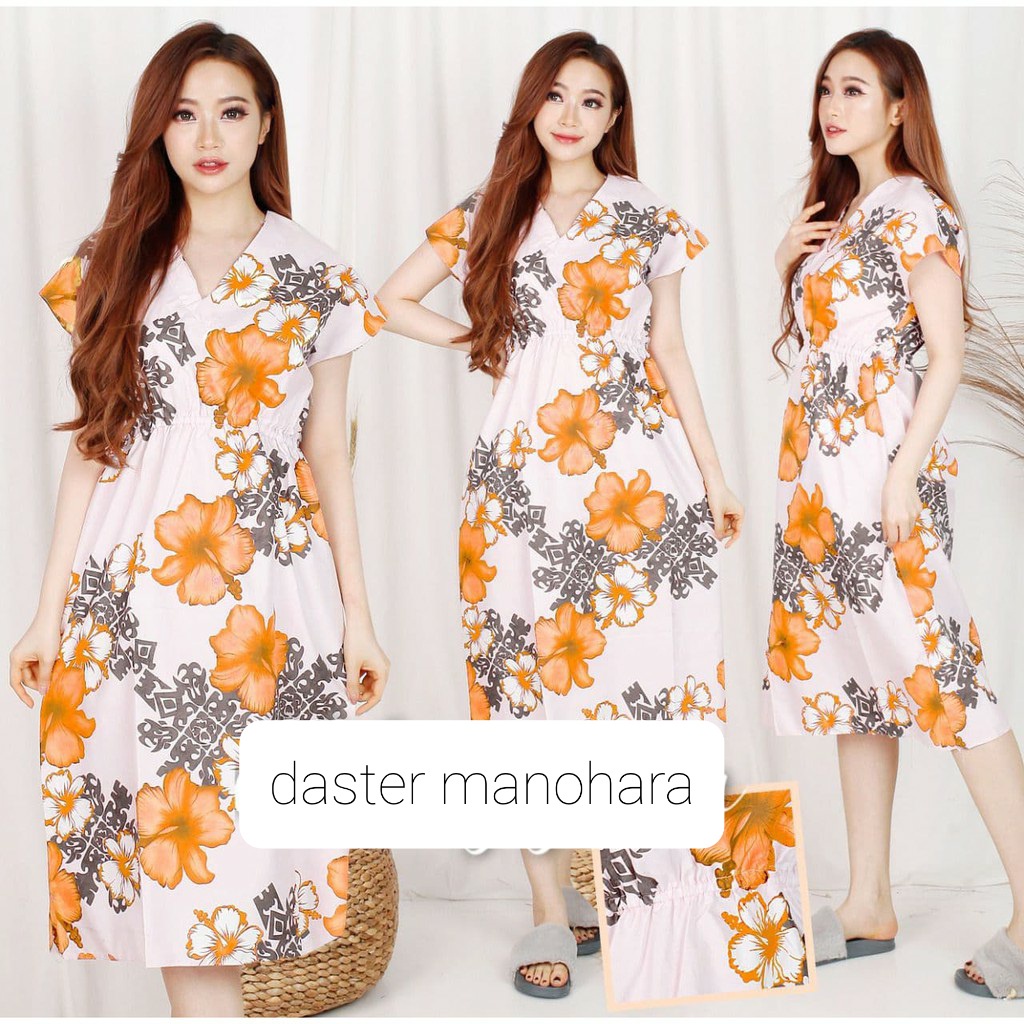 Daster Manohara Motif Pendek Bali / Dress Manohara Bali