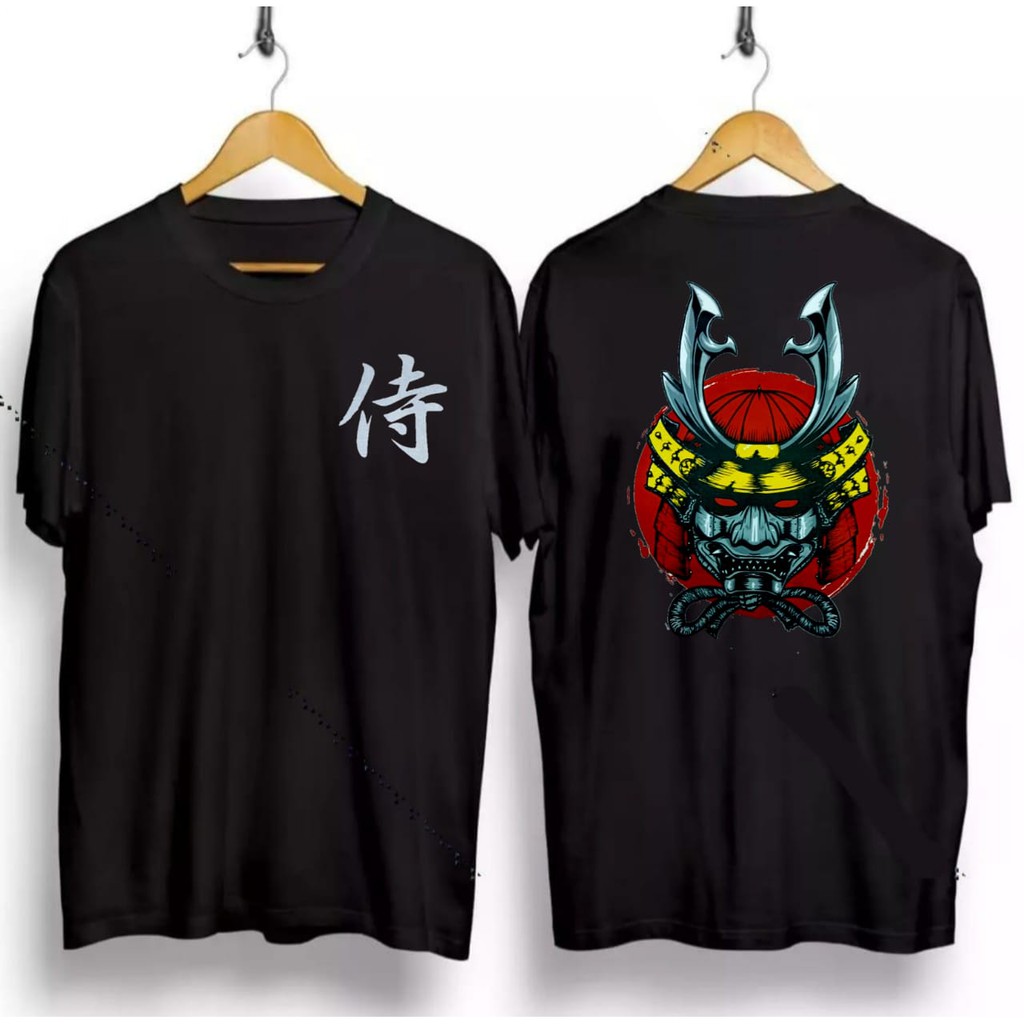 SULTANA [Bisa Bayar Dirumah] BAJU TOPENG SAMURAI/ BAJU KAOS PRIA/ATASAN PRIA SAMURAI JEPANG PRIA BAJ