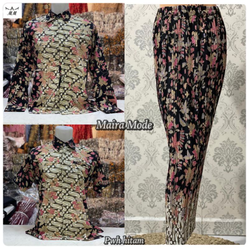 couple batik /sarambit /bawahan kebaya/kemeja batik /couple moderen