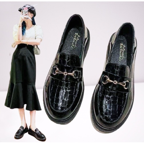 SEPATU WANITA '' CLARA PREMIUM '' LOAFERS FLAT DOCMART T11