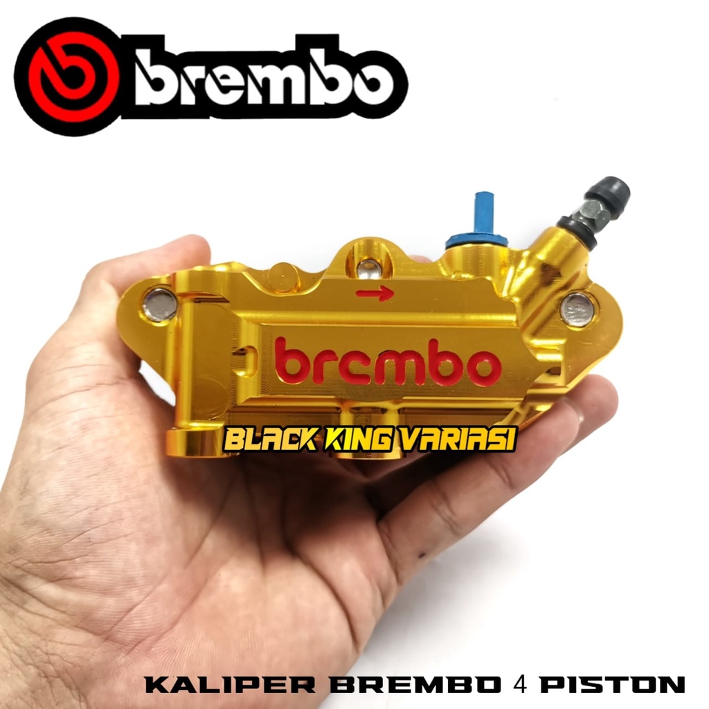 kaliper brembo monoblok 4 piston 4p big pot plus breket monoblok big pot vixion r15 rx king nouvo