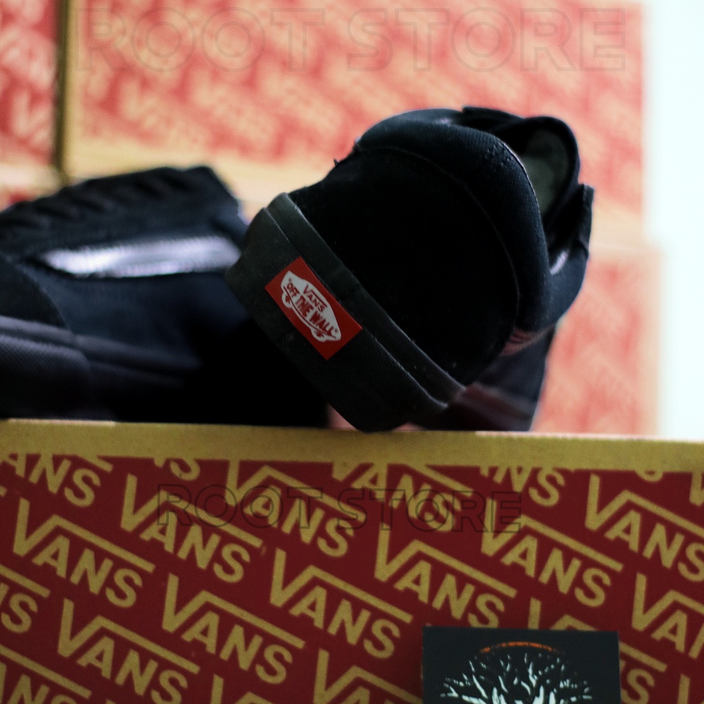 VANS OLD SKOOL ALL BLACK / VANS OLDSKOOL FULL BLACK