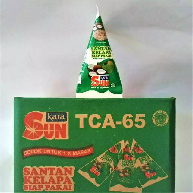 

Sun kara santan kelapa siap pakai 65ml